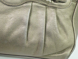 Salvatore Ferragamo Gancini Buckle Shoulder Bag Leather