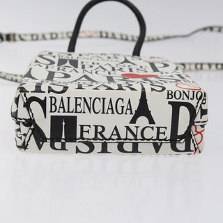 Balenciaga Shopping Phone Holder Printed Leather