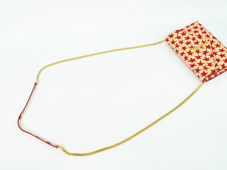 Saint Laurent Star wallet on chain Leather