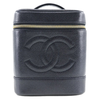 Chanel Vintage Timeless Cosmetic Case Caviar