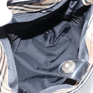 Burberry Nova Check Tote Canvas and Leather