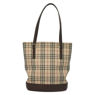 Burberry Nova Check Tote canvas check pattern