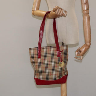 Burberry Nova Check Tote canvas check pattern