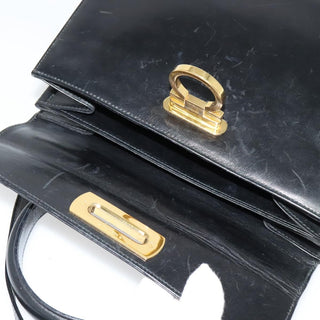 Salvatore Ferragamo Gancini Convertible Top Handle Bag Leather