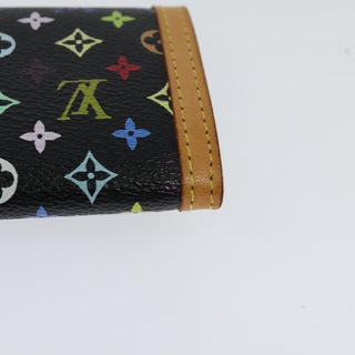 Louis Vuitton Porte-Monnaie Plat Coin Purse Monogram Multicolor