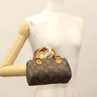 Louis Vuitton Speedy Mini HL Handbag Monogram Canvas