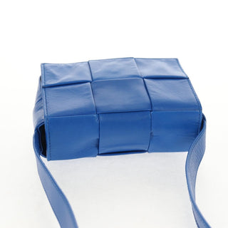 Bottega Veneta Fun Cassette Crossbody Bag Maxi Intrecciato Leather