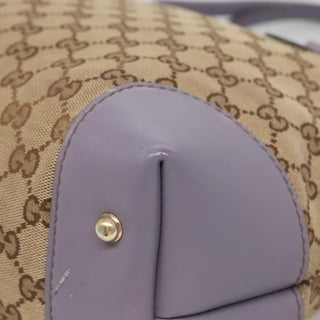 Gucci Convertible Belted Tote GG Canvas with Leather