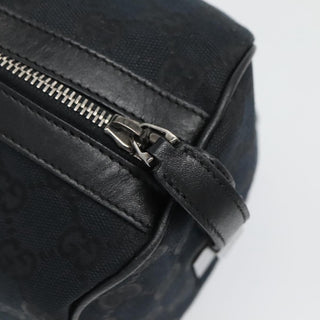 Gucci Vintage Zip Boston Bag GG Canvas