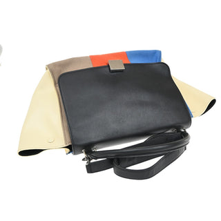 Celine Multicolor Trapeze Bag Leather and Felt