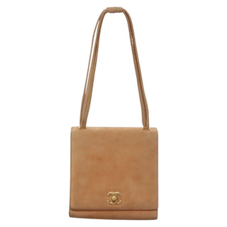 Chanel Flap Crossbody Bag Suede Patchwork