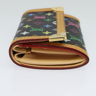Louis Vuitton Porte-Monnaie Plat Coin Purse Monogram Multicolor