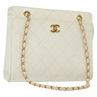 Chanel CC Shoulder Bag Quilted Caviar