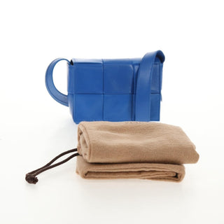 Bottega Veneta Fun Cassette Crossbody Bag Maxi Intrecciato Leather