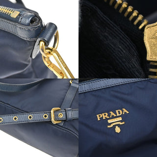 Prada Convertible Logo Tote Tessuto
