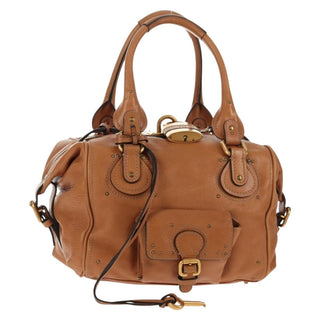 Chloe Paddington Lock Handbag Leather