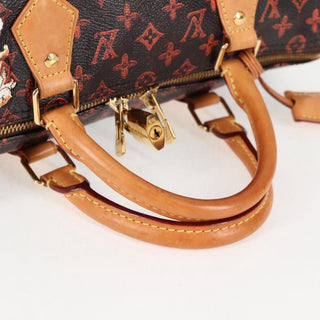 Louis Vuitton Speedy Bandouliere Bag Limited Edition Grace Coddington Catogram Canvas
