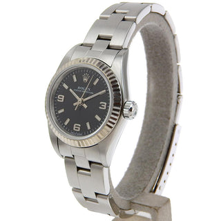 Rolex Oyster Perpetual Automatic Watch Stainless Steel and White Gold