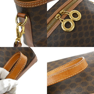 Celine Vintage Macadam Shoulder Bag Canvas