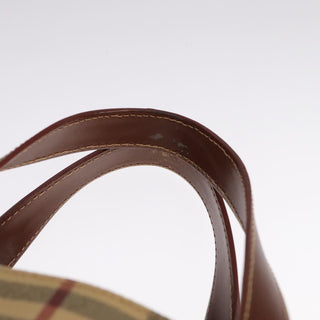 Burberry Top Handle Tote Haymarket Coated Canvas