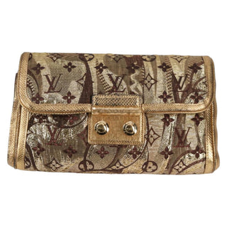 Louis Vuitton Thalie Clutch Brocade Monogram