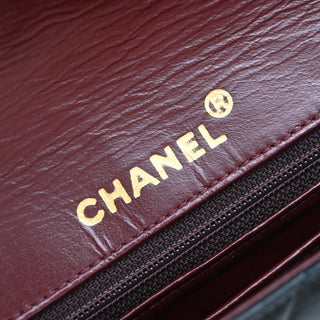 Chanel Vintage Half Moon Flap Bag Quilted lambskin