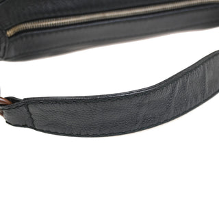 Chanel Vintage Wood Chain CC Shoulder Bag Caviar