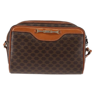 Celine Macadam Shoulder Bag PVC Leather