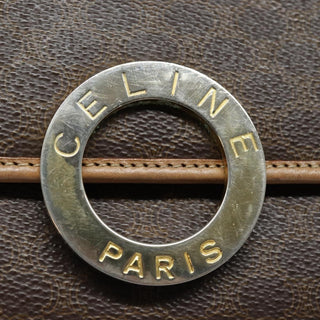 Celine Macadam Shoulder Bag PVC Leather