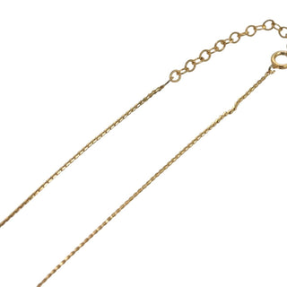 Christian Dior CD Pendant Necklace Gold-plated