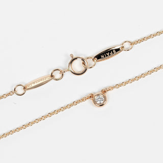 Tiffany & Co. Elsa Peretti Diamonds By The Yard 18K Rose Gold with Diamond