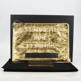 Chanel Feminine Pouch Crinkled Leather