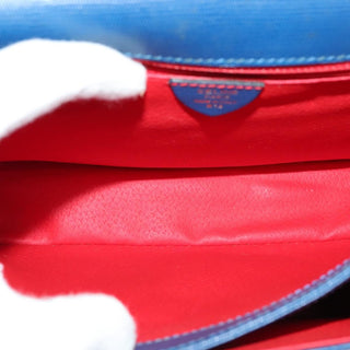 Celine Vintage Circle Logo Crossbody Bag Leather