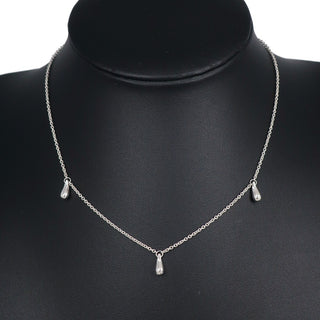 Tiffany & Co. Elsa Peretti Teardrop Necklace Silver 925
