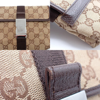 Gucci Buckle Belt Bag GG Canvas