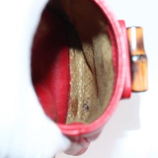 Gucci Vintage Bamboo Backpack Leather