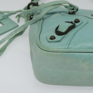 Balenciaga Hip Classic Studs Crossbody Bag Leather