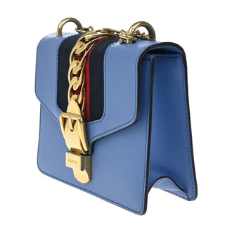 Gucci Sylvie Chain Shoulder Bag Leather