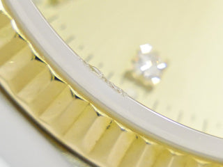 Rolex Datejust Automatic Watch Stainless Steel and Yellow Gold