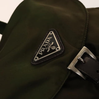 Prada Double Front Pocket Backpack Tessuto