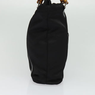 Gucci Vintage Bamboo Handle Tote Nylon