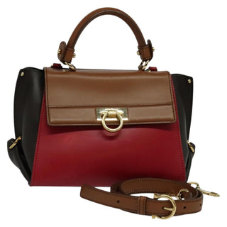 Salvatore Ferragamo Sofia Satchel Leather