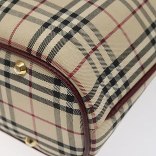 Burberry Nova Check Tote Canvas and Leather