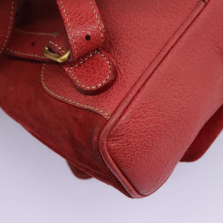 Gucci Vintage Bamboo Backpack Suede