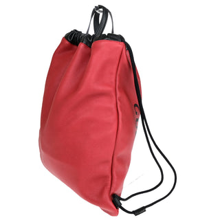 Gucci GG Marmont Drawstring Backpack Matelasse Leather