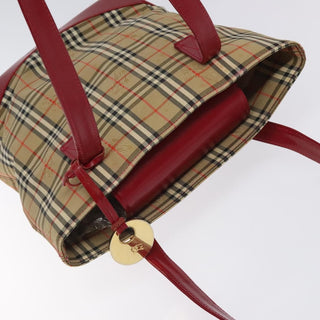 Burberry Nova Check Tote canvas check pattern