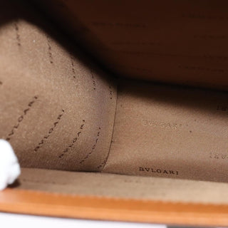 Bvlgari Turnlock Flap Convertible Top Handle Leather