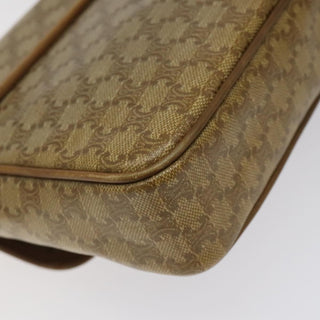 Celine Vintage Macadam Shoulder Bag Canvas