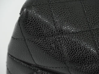 Chanel Coco Top Handle Bag Quilted Caviar