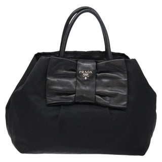 Prada Bow Tote Tessuto with Leather